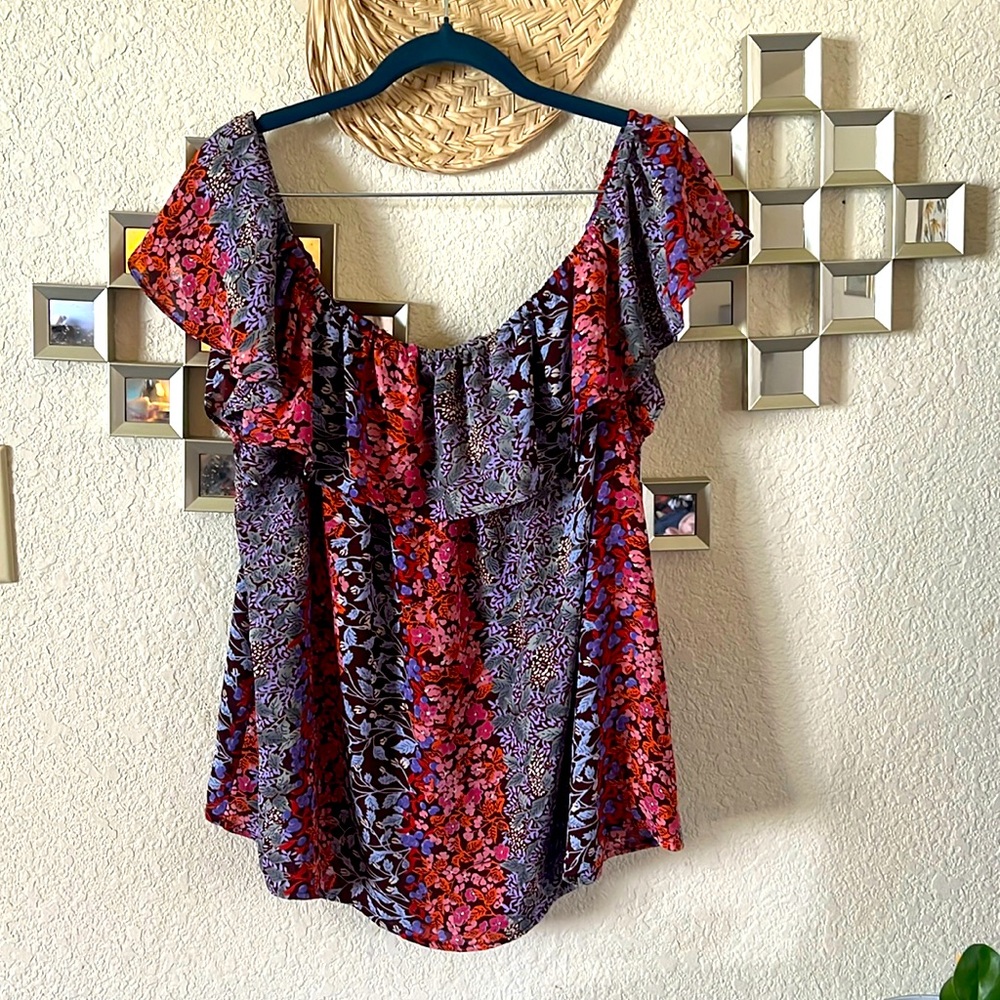 Beautiful Floral Top Maeve Anthropologie